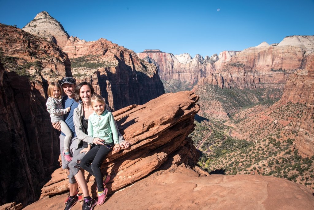 Hiking with kids in Zion