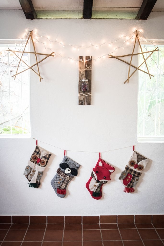 stockings, lights and stars